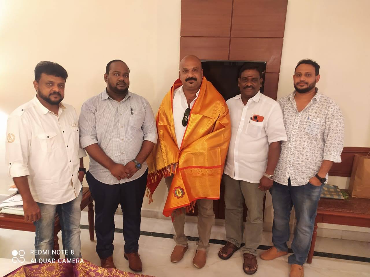 Blue Sphere Networks team installing a high-tech surveillance camera